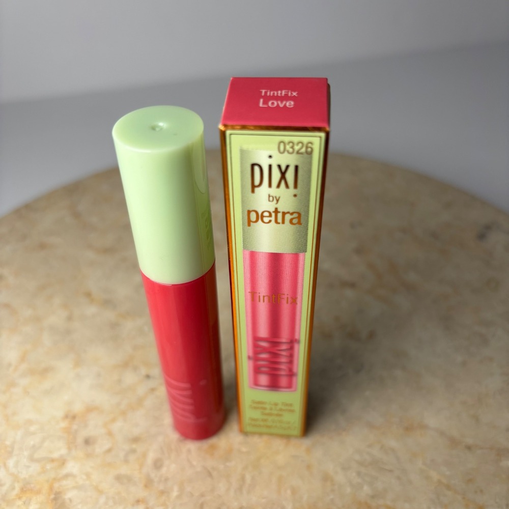NIB Pixi Beauty TintFix Satin Lip Tint LOVE‎ Hydro Matte Stain Hyaluronic Acid